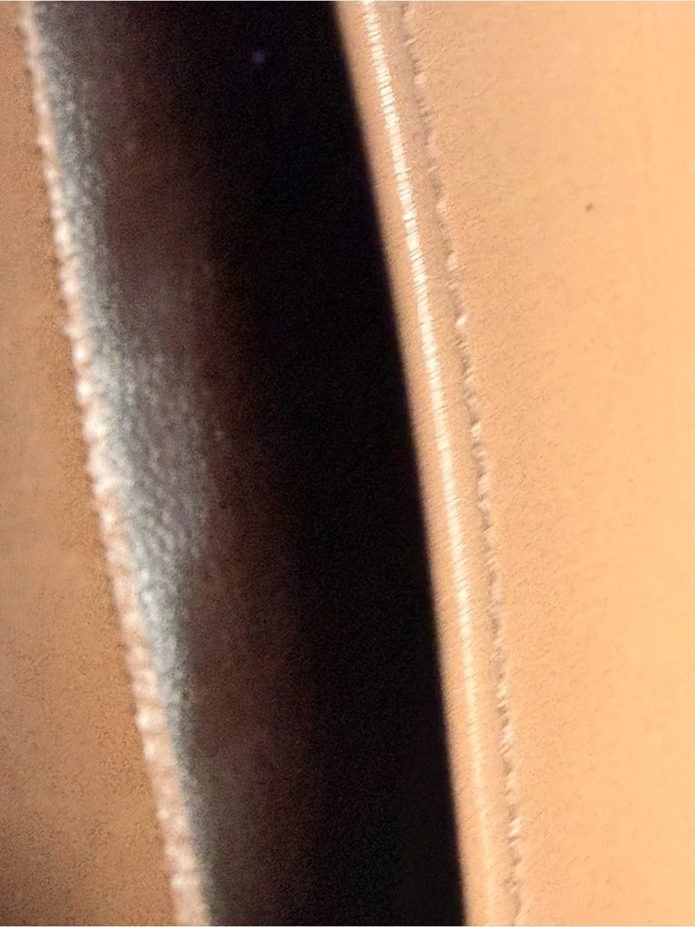 Salvatore Ferragamo Taupe Leather Laptop Bag with Gold-Tone Hardware